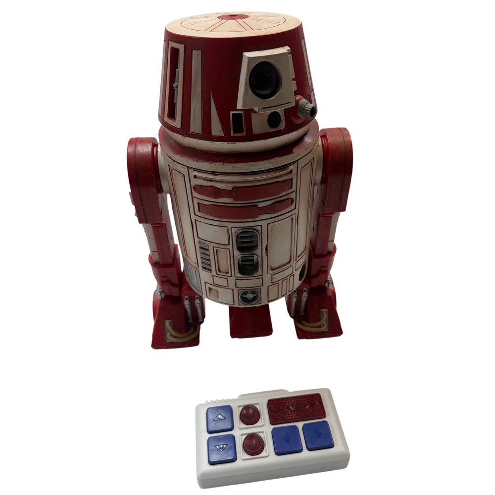 Star Wars Red White Remote Control Astromech Droid Robot Figure With Remote